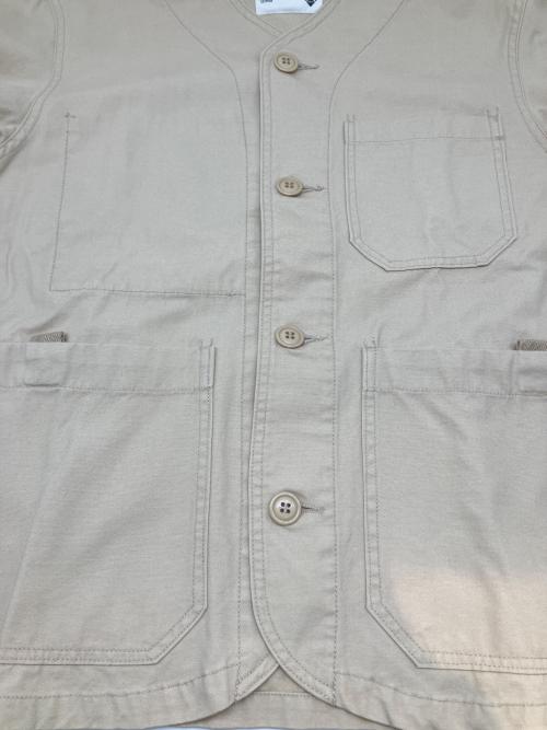 URCH RNA（アールエヌエー）URCH RNA (アールエヌエー) フレンチツールジャケット ベージュ サイズ:Ｍの古着・服飾アイテム