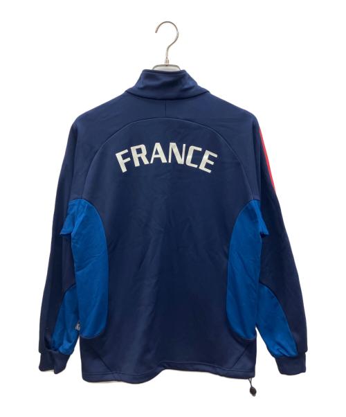 adidas（アディダス）adidas (アディダス) トラックトップ　サッカーフランス代表　古着 ネイビー サイズ:Lの古着・服飾アイテム
