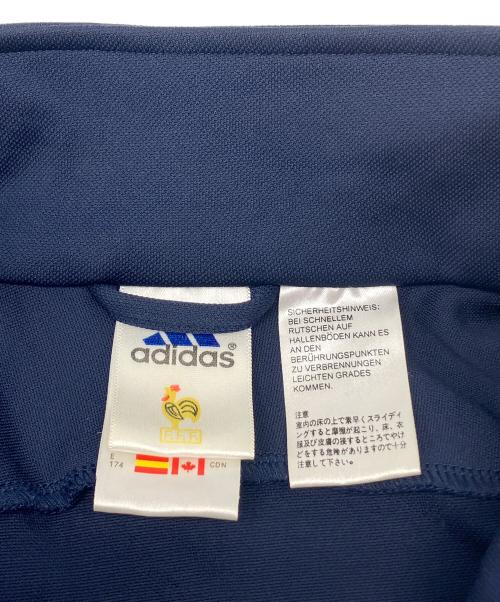 adidas（アディダス）adidas (アディダス) トラックトップ　サッカーフランス代表　古着 ネイビー サイズ:Lの古着・服飾アイテム