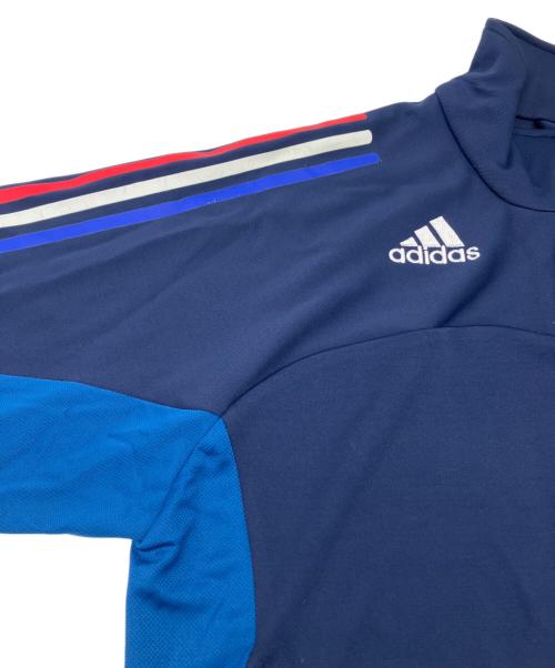 adidas（アディダス）adidas (アディダス) トラックトップ　サッカーフランス代表　古着 ネイビー サイズ:Lの古着・服飾アイテム
