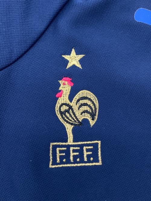 adidas（アディダス）adidas (アディダス) トラックトップ　サッカーフランス代表　古着 ネイビー サイズ:Lの古着・服飾アイテム