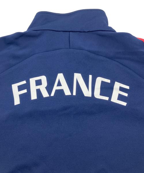 adidas（アディダス）adidas (アディダス) トラックトップ　サッカーフランス代表　古着 ネイビー サイズ:Lの古着・服飾アイテム