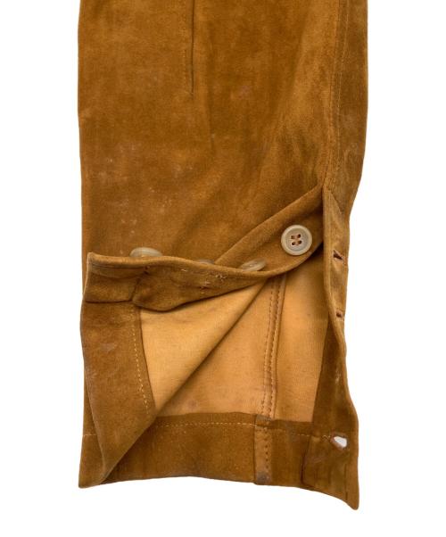 JIL SANDER（ジルサンダー）JIL SANDER (ジルサンダー) レザーパンツ ブラウン サイズ:36の古着・服飾アイテム