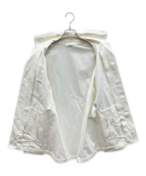 JIL SANDER（ジルサンダー）JIL SANDER (ジルサンダー) コットンジャケット ホワイト サイズ:44の古着・服飾アイテム