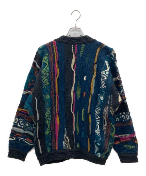 Coogi（クージー）Coogi (クージー) 3Dカーディガン ブラック サイズ:Ｍの古着・服飾アイテム