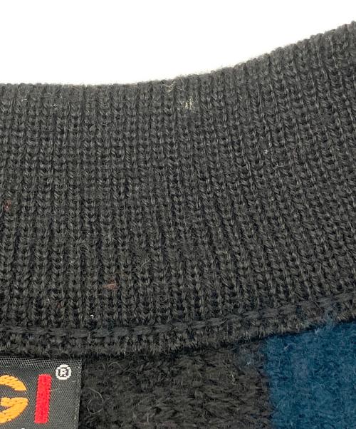 Coogi（クージー）Coogi (クージー) 3Dカーディガン ブラック サイズ:Ｍの古着・服飾アイテム
