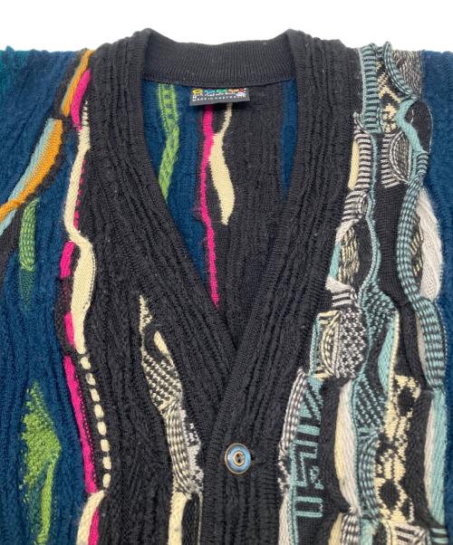 Coogi（クージー）Coogi (クージー) 3Dカーディガン ブラック サイズ:Ｍの古着・服飾アイテム