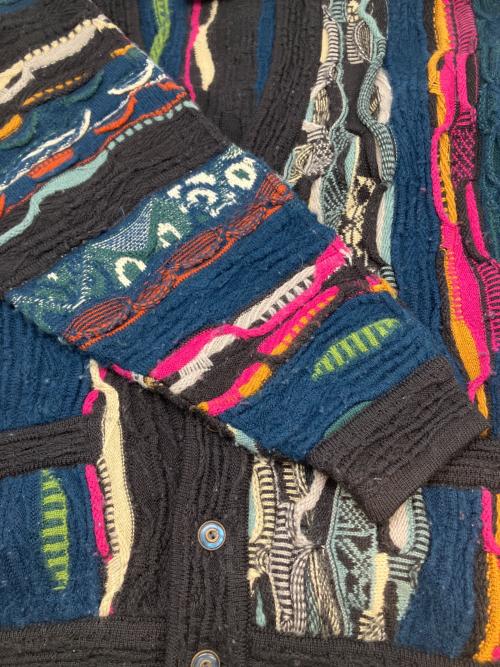 Coogi（クージー）Coogi (クージー) 3Dカーディガン ブラック サイズ:Ｍの古着・服飾アイテム