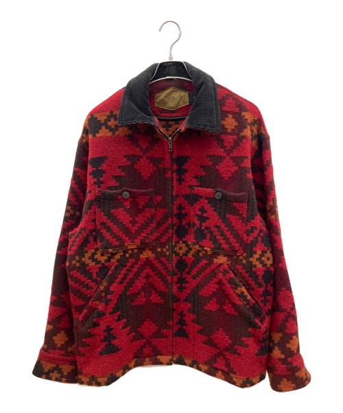 WOOLRICH（ウールリッチ）WOOLRICH (ウールリッチ) 90sウール混コート レッド サイズ:Ｍの古着・服飾アイテム