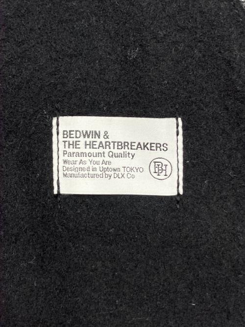 BEDWIN &THE HEARTBREAKERS（ベドウィンアンドザ ハートブレイカーズ）BEDWIN &THE HEARTBREAKERS (ベドウィンアンドザ ハートブレイカーズ) 袖レザースタジャン ブラック サイズ:N°2の古着・服飾アイテム