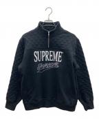 SUPREMEシュプリーム）の古着「Forever Half Zip Sweatshirts 19SS」｜ブラック