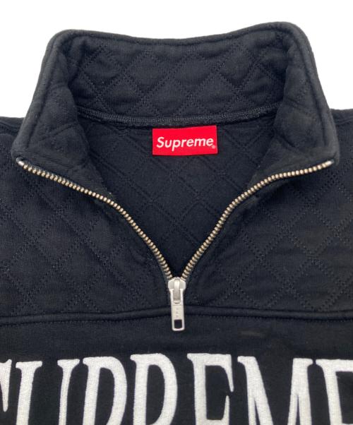 SUPREME（シュプリーム）SUPREME (シュプリーム) Forever Half Zip Sweatshirts 19SS ブラック サイズ:Sの古着・服飾アイテム