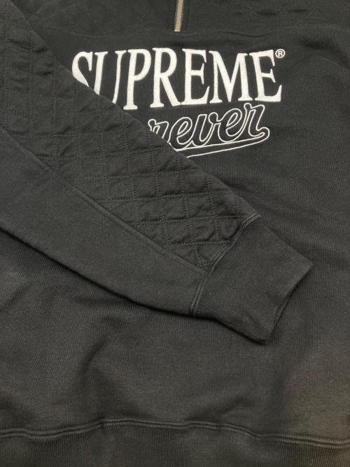 SUPREME（シュプリーム）SUPREME (シュプリーム) Forever Half Zip Sweatshirts 19SS ブラック サイズ:Sの古着・服飾アイテム
