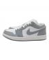 NIKE (ナイキ) WMNS Air Jordan 1 Low ホワイト×グレー サイズ:26.5cm：12000円