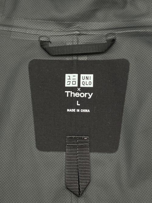 UNIQLO（ユニクロ）UNIQLO (ユニクロ) theory (セオリー) ブロックテックコート ブラック サイズ:Lの古着・服飾アイテム