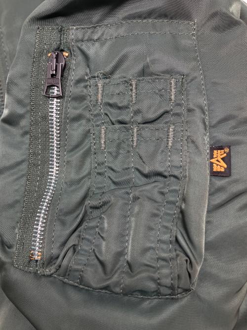 ALPHA（アルファ）ALPHA (アルファ) MA-1ジャケット カーキ サイズ:Ｍの古着・服飾アイテム
