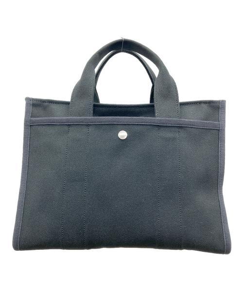 COACH（コーチ）COACH (コーチ) カーゴトートバッグ ブラック×ブラウンの古着・服飾アイテム