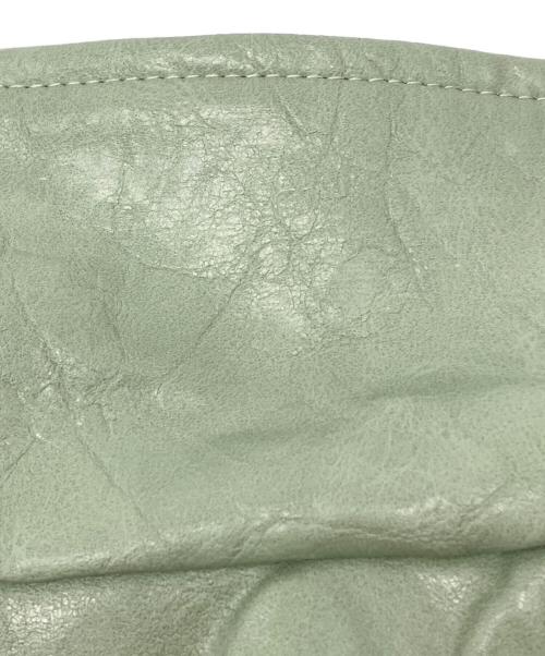 moussy（マウジー）moussy (マウジー) フェイクレザージャケット グリーン サイズ:FREEの古着・服飾アイテム