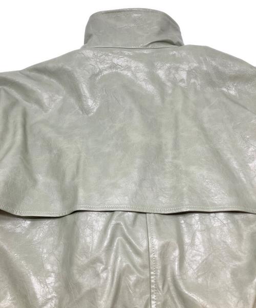 moussy（マウジー）moussy (マウジー) フェイクレザージャケット グリーン サイズ:FREEの古着・服飾アイテム