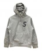 SUPREMEシュプリーム）の古着「Logo Hooded Sweatshirt　18AW」｜グレー