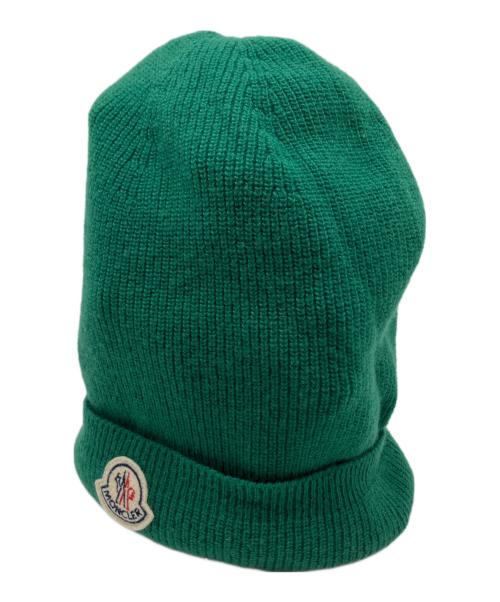 MONCLER（モンクレール）MONCLER (モンクレール) ニット帽 グリーンの古着・服飾アイテム