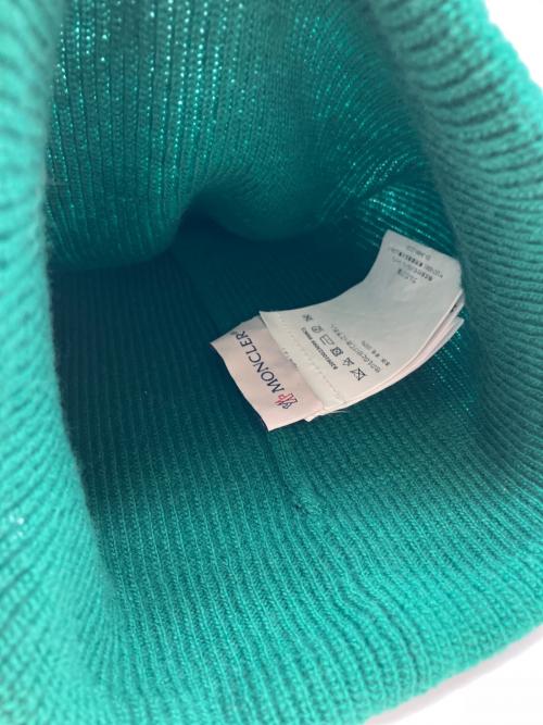 MONCLER（モンクレール）MONCLER (モンクレール) ニット帽 グリーンの古着・服飾アイテム