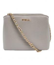 FURLA（フルラ）の古着「チェーンショルダーバッグ」｜シルバー