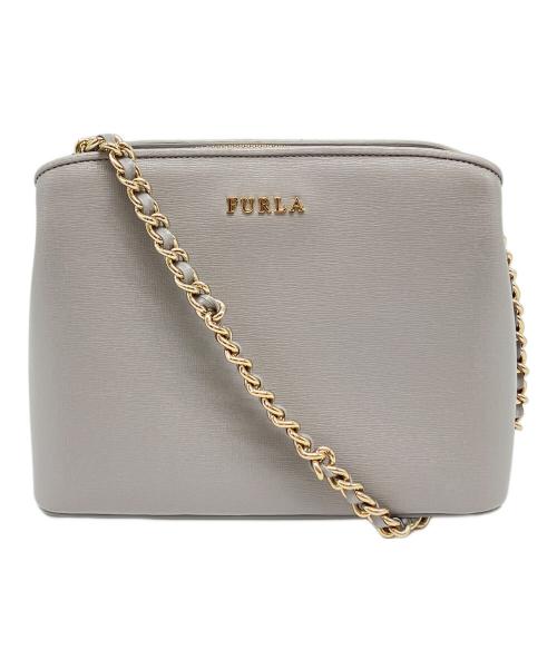 FURLA（フルラ）FURLA (フルラ) チェーンショルダーバッグ シルバーの古着・服飾アイテム