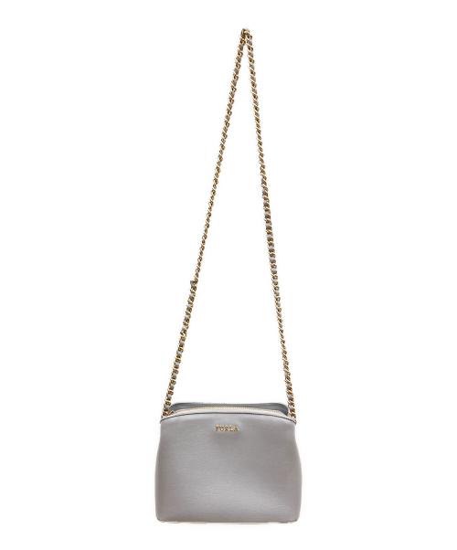 FURLA（フルラ）FURLA (フルラ) チェーンショルダーバッグ シルバーの古着・服飾アイテム
