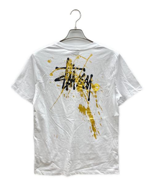 stussy（ステューシー）stussy (ステューシー) 半袖カットソー ホワイト サイズ:Lの古着・服飾アイテム
