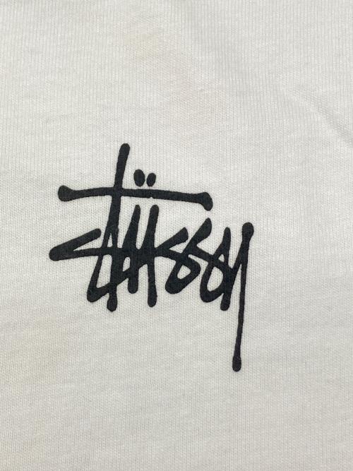 stussy（ステューシー）stussy (ステューシー) 半袖カットソー ホワイト サイズ:Lの古着・服飾アイテム