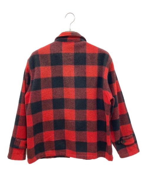 FIVE BROTHER（ファイブブラザー）FIVE BROTHER (ファイブブラザー) チェックジップジャケット レッド×ブラック サイズ:不明の古着・服飾アイテム