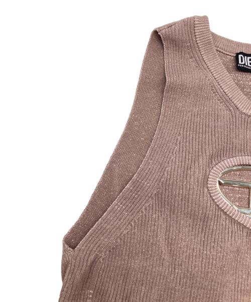 DIESEL（ディーゼル）DIESEL (ディーゼル) M-ONERVA-TOP ブラウン サイズ:Sの古着・服飾アイテム