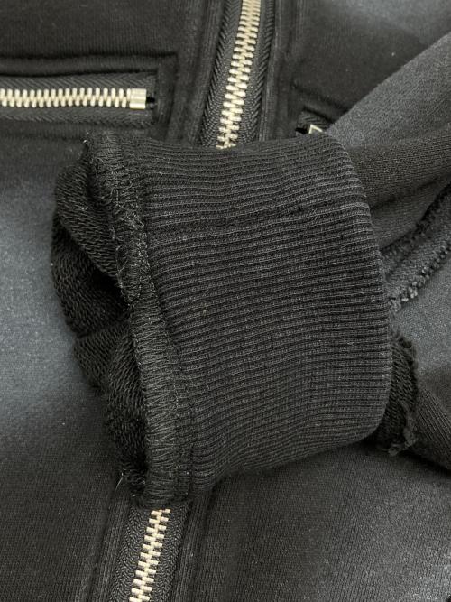 Underground（アンダーグラウンド）Underground (アンダーグラウンド) クロスジップスプレートレーナー ブラック サイズ:44の古着・服飾アイテム