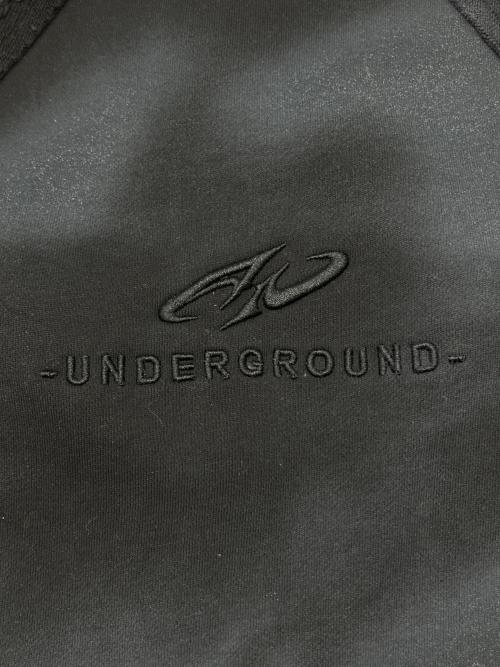 Underground（アンダーグラウンド）Underground (アンダーグラウンド) クロスジップスプレートレーナー ブラック サイズ:44の古着・服飾アイテム