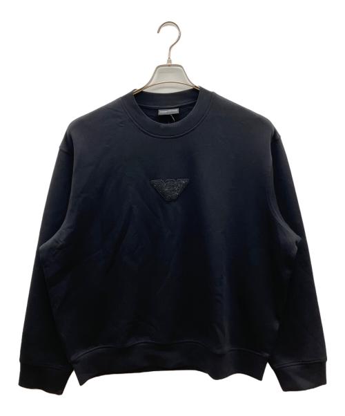EMPORIO ARMANI（エンポリオ アルマーニ）EMPORIO ARMANI (エンポリオ アルマーニ) 長袖カットソー ブラック サイズ:XXLの古着・服飾アイテム