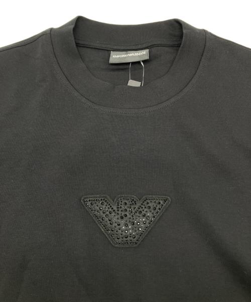 EMPORIO ARMANI（エンポリオ アルマーニ）EMPORIO ARMANI (エンポリオ アルマーニ) 長袖カットソー ブラック サイズ:XXLの古着・服飾アイテム