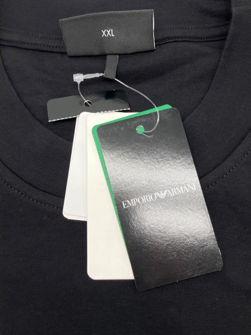 EMPORIO ARMANI（エンポリオ アルマーニ）EMPORIO ARMANI (エンポリオ アルマーニ) 長袖カットソー ブラック サイズ:XXLの古着・服飾アイテム