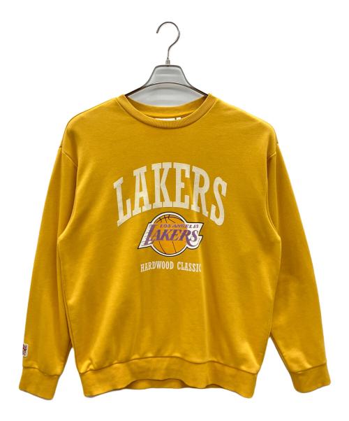 NBA（エヌビーエー）NBA (エヌビーエー) スウェット イエロー サイズ:Lの古着・服飾アイテム