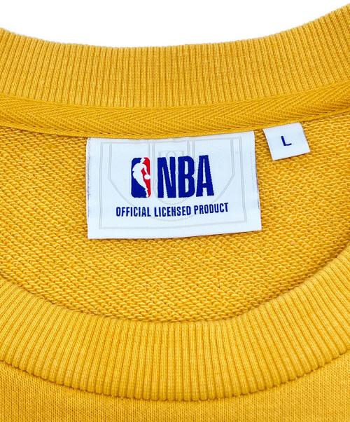 NBA（エヌビーエー）NBA (エヌビーエー) スウェット イエロー サイズ:Lの古着・服飾アイテム