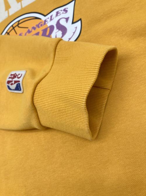 NBA（エヌビーエー）NBA (エヌビーエー) スウェット イエロー サイズ:Lの古着・服飾アイテム