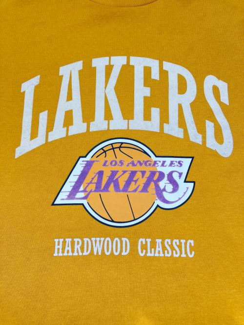 NBA（エヌビーエー）NBA (エヌビーエー) スウェット イエロー サイズ:Lの古着・服飾アイテム