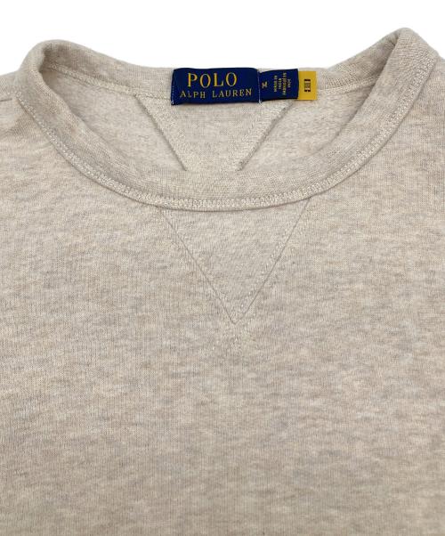 POLO RALPH LAUREN（ポロ・ラルフローレン）POLO RALPH LAUREN (ポロ・ラルフローレン) スウェット ライトグレー サイズ:Ｍの古着・服飾アイテム