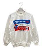 Victorビクター）の古着「スウェット　フランスワールドカップ 90s」｜ホワイト