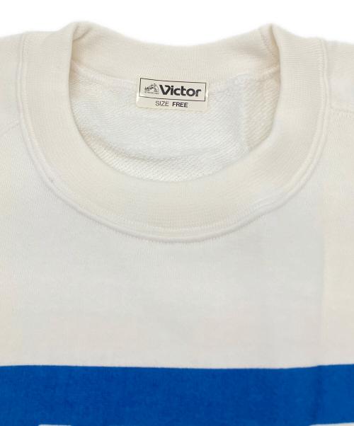 Victor（ビクター）Victor (ビクター) スウェット　フランスワールドカップ 90s ホワイト サイズ:FREEの古着・服飾アイテム