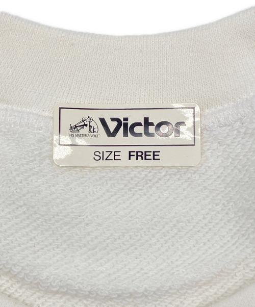 Victor（ビクター）Victor (ビクター) スウェット　フランスワールドカップ 90s ホワイト サイズ:FREEの古着・服飾アイテム