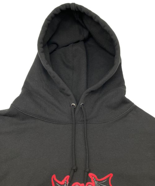 HUF（ハフ）HUF (ハフ) プルオーバーパーカー　CHAOS HOODIE ブラック サイズ:XLの古着・服飾アイテム
