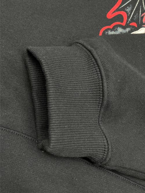 HUF（ハフ）HUF (ハフ) プルオーバーパーカー　CHAOS HOODIE ブラック サイズ:XLの古着・服飾アイテム