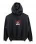 HUF（ハフ）の古着「プルオーバーパーカー　CHAOS HOODIE」｜ブラック