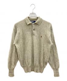 POLO RALPH LAUREN（ポロ・ラルフローレン）の古着「90's薄手ニット」｜アイボリー